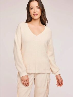 NWT Gentle Fawn Lisbon‎ Knit Sweater Cream Small
